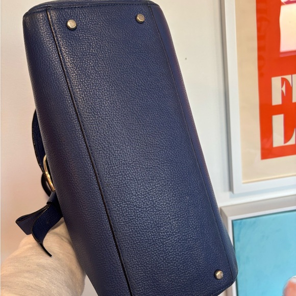 Like new Kate Spade Bag Blue Leather - Picture 9 of 14